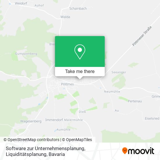 Карта Software zur Unternehmensplanung, Liquiditätsplanung