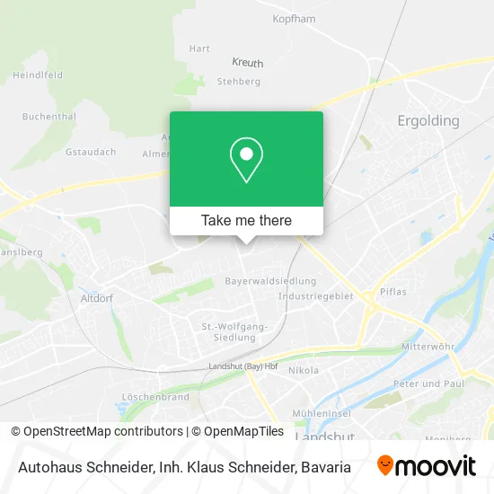 Карта Autohaus Schneider, Inh. Klaus Schneider