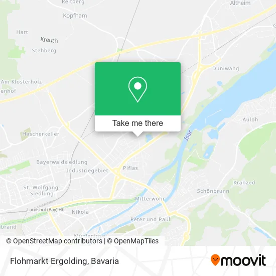 Карта Flohmarkt Ergolding