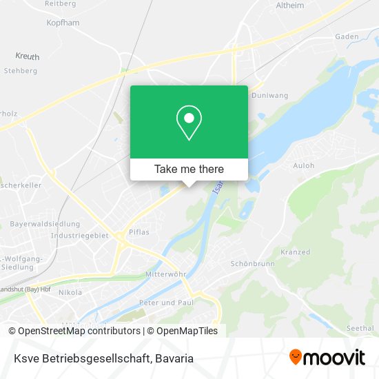 Ksve Betriebsgesellschaft map