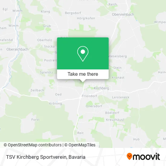 Карта TSV Kirchberg Sportverein