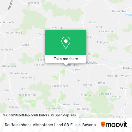 Raiffeisenbank Vilshofener Land SB-Filiale map