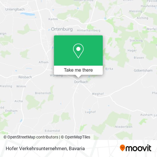 Hofer Verkehrsunternehmen map