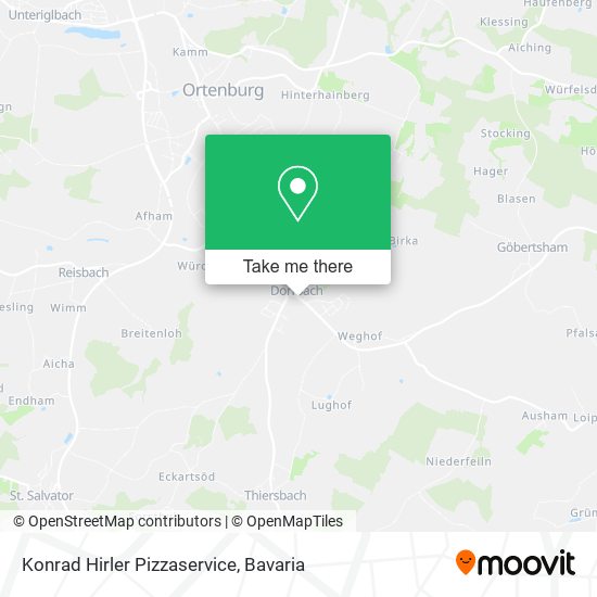 Konrad Hirler Pizzaservice map