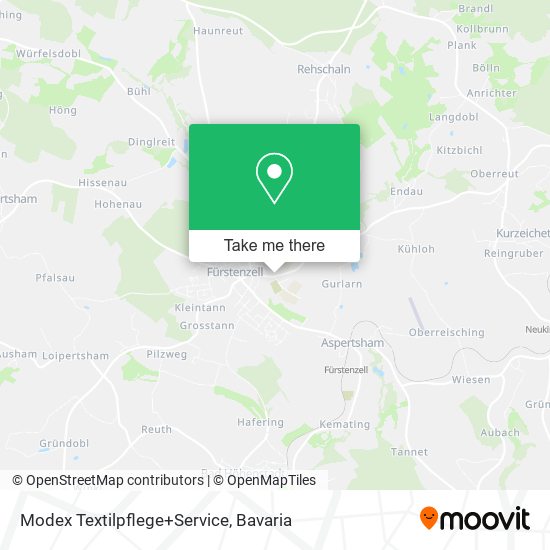 Карта Modex Textilpflege+Service