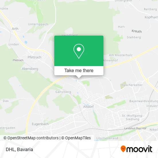 Карта DHL