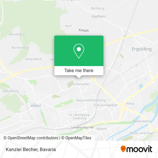 Карта Kanzlei Becher