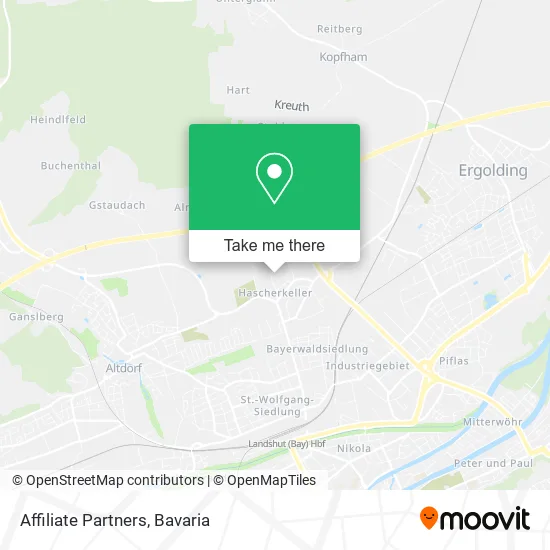 Карта Affiliate Partners