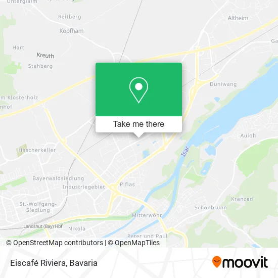 Eiscafé Riviera map