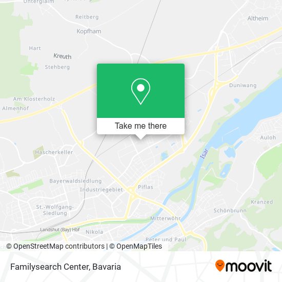 Familysearch Center map