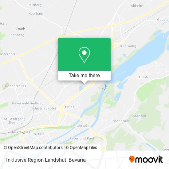Inklusive Region Landshut map