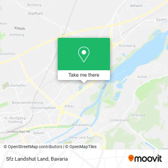 Карта Sfz Landshut Land