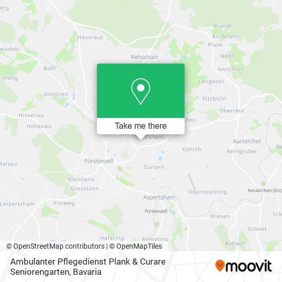 Ambulanter Pflegedienst Plank & Curare Seniorengarten map