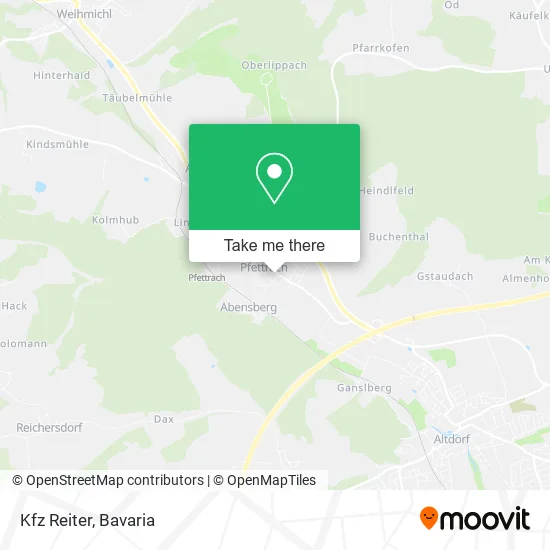 Карта Kfz Reiter