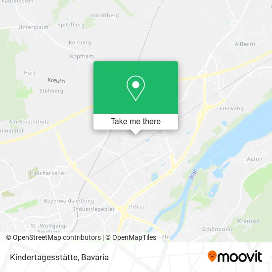 Карта Kindertagesstätte