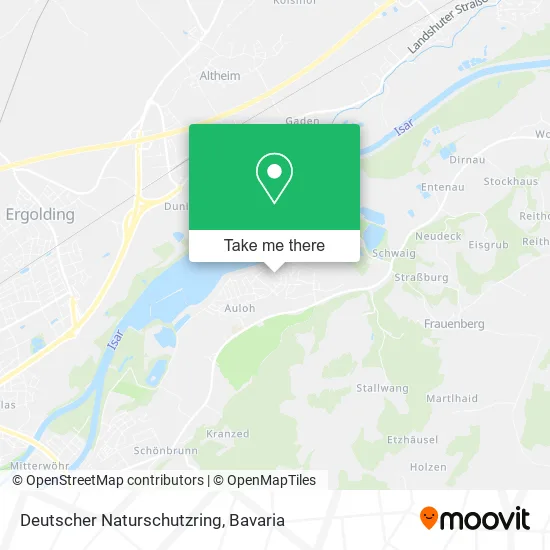Карта Deutscher Naturschutzring