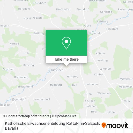 Katholische Erwachsenenbildung Rottal-Inn-Salzach map