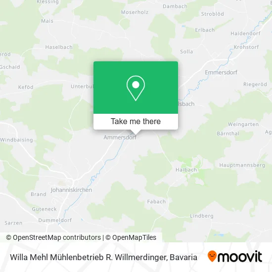 Карта Willa Mehl Mühlenbetrieb R. Willmerdinger