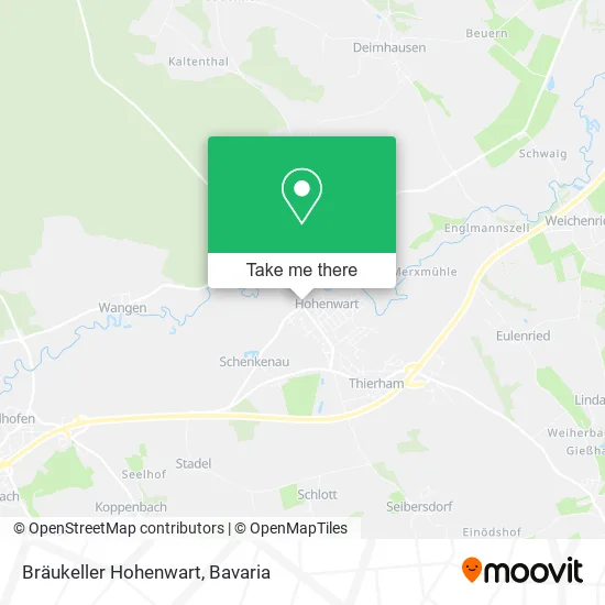 Карта Bräukeller Hohenwart