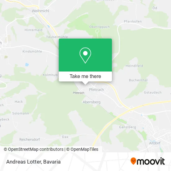 Карта Andreas Lotter