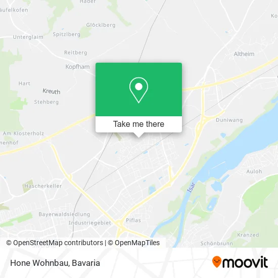 Карта Hone Wohnbau