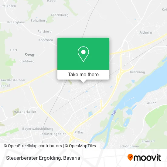 Карта Steuerberater Ergolding