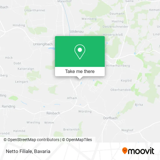 Карта Netto Filiale