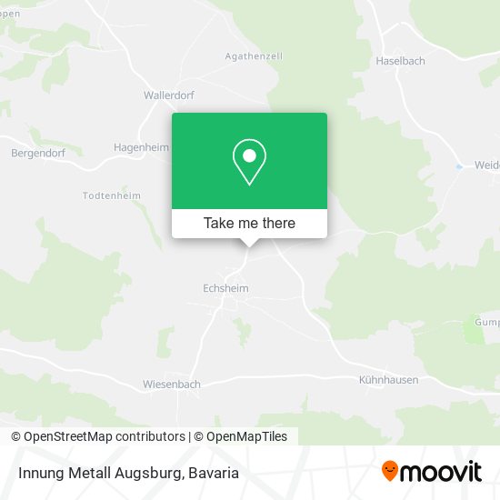 Innung Metall Augsburg map