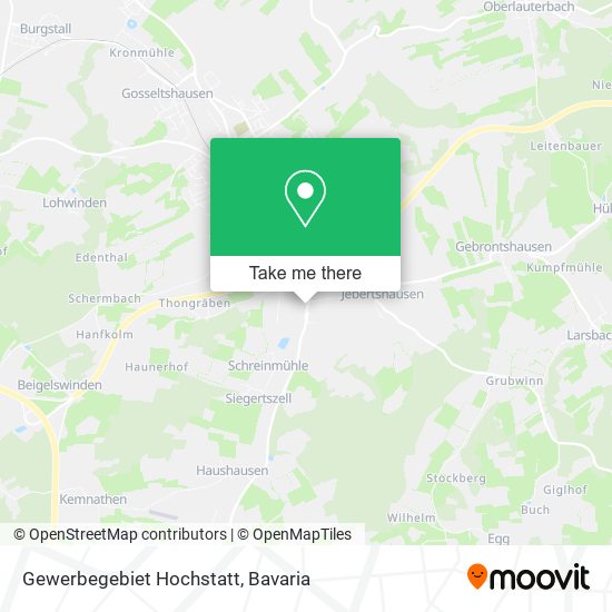 Gewerbegebiet Hochstatt map