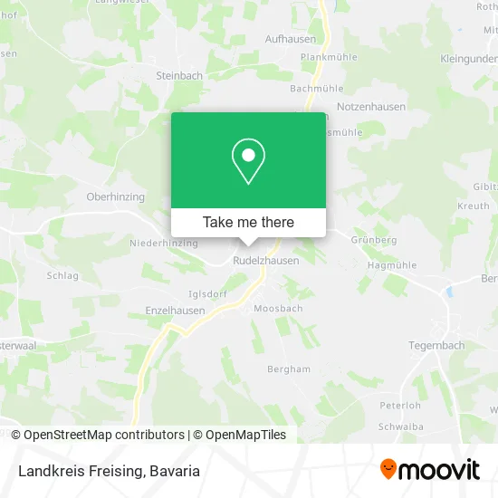Карта Landkreis Freising