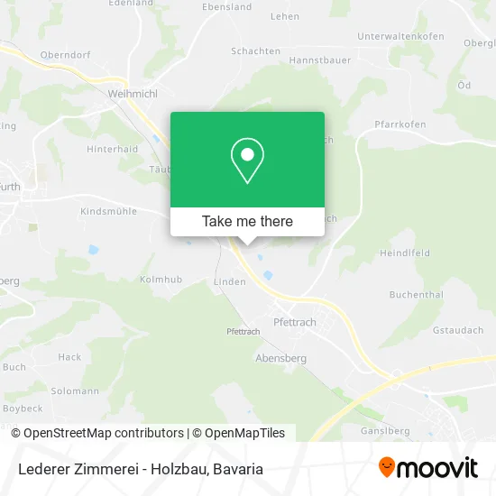 Карта Lederer Zimmerei - Holzbau