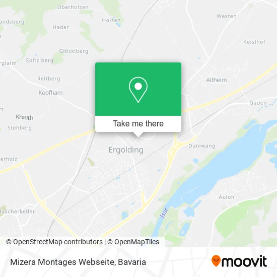 Карта Mizera Montages Webseite