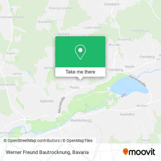 Werner Freund Bautrocknung map