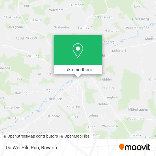 Карта Da Wei Pils Pub
