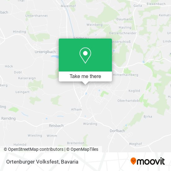 Ortenburger Volksfest map
