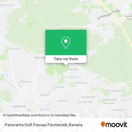 Panorama Golf Passau Fürstenzell map