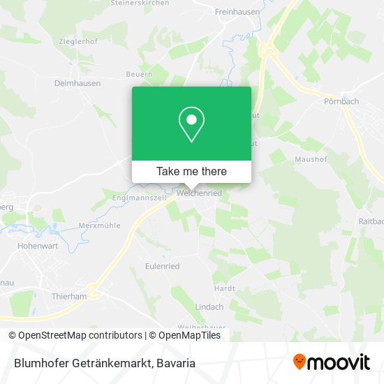 Blumhofer Getränkemarkt map
