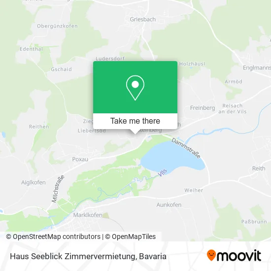 Карта Haus Seeblick Zimmervermietung
