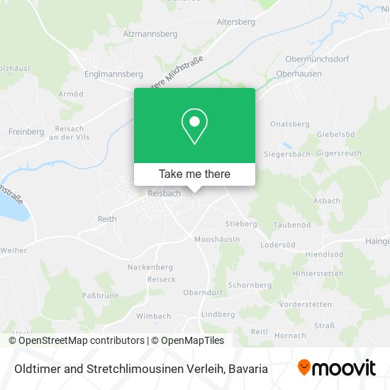 Oldtimer and Stretchlimousinen Verleih map