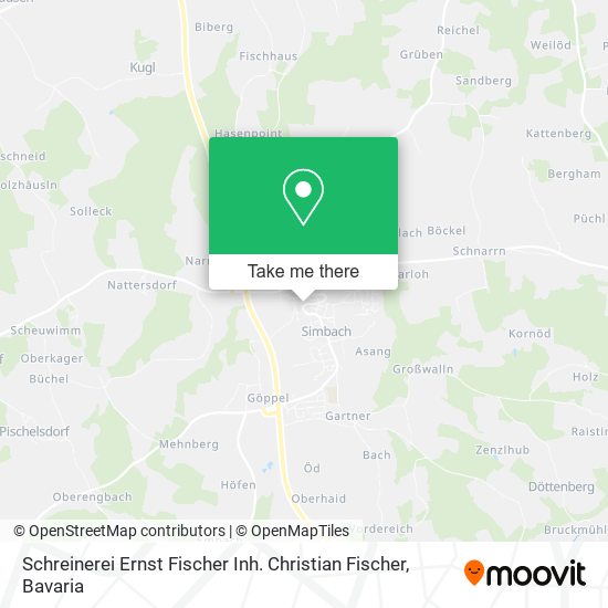 Schreinerei Ernst Fischer Inh. Christian Fischer map