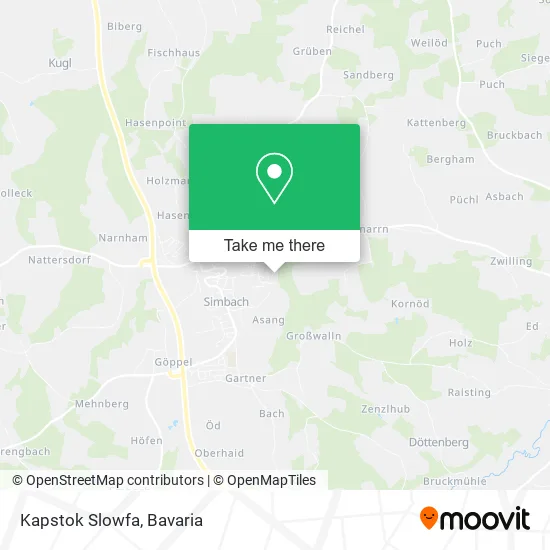Карта Kapstok Slowfa