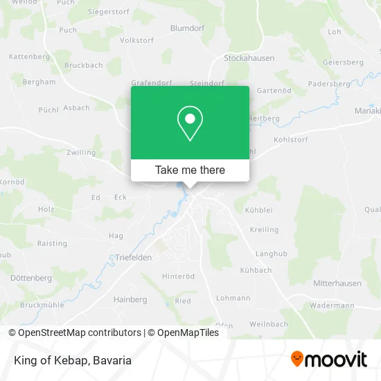 Карта King of Kebap