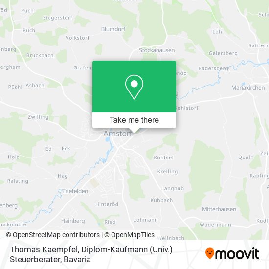 Thomas Kaempfel, Diplom-Kaufmann (Univ.) Steuerberater map