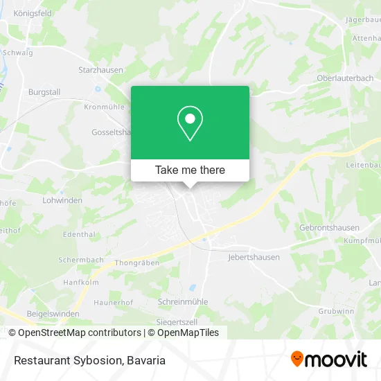 Карта Restaurant Sybosion