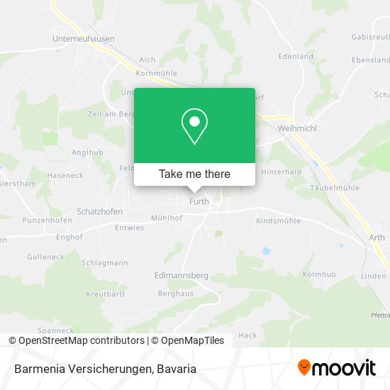 Barmenia Versicherungen map