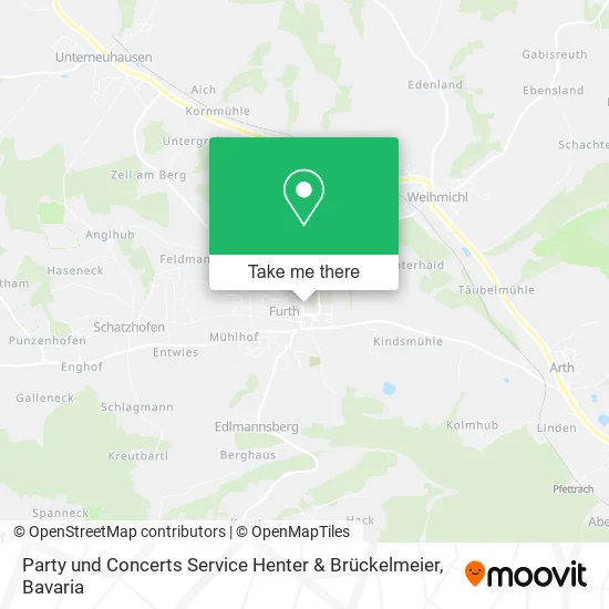 Карта Party und Concerts Service Henter & Brückelmeier