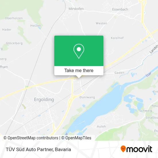TÜV Süd Auto Partner map