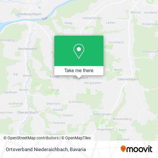 Ortsverband Niederaichbach map