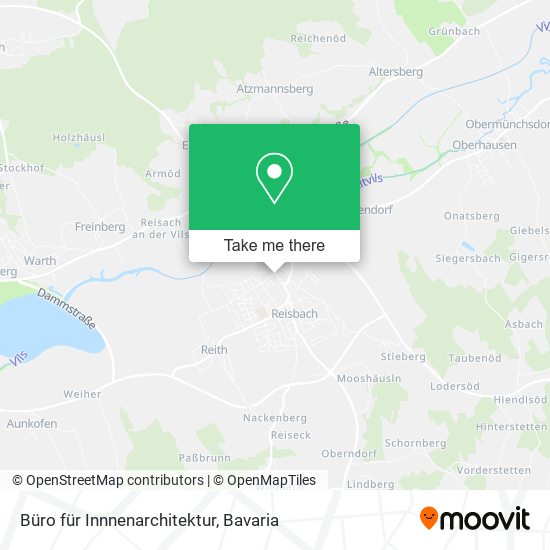 Büro für Innnenarchitektur map