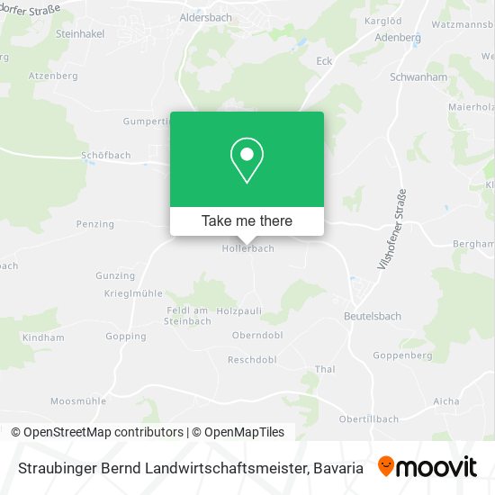 Straubinger Bernd Landwirtschaftsmeister map